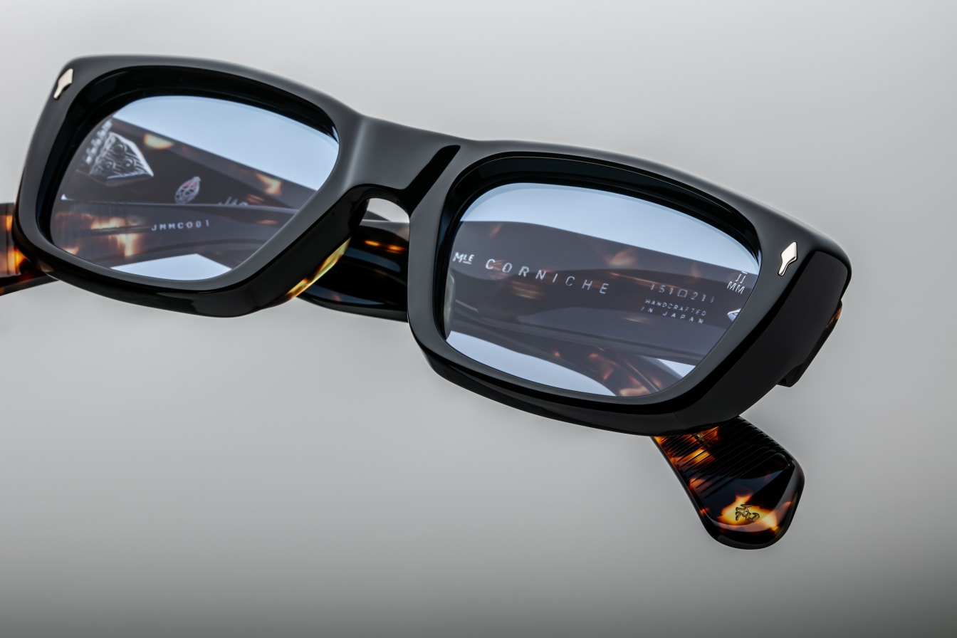 Corniche_Noir_Detail-002_Resized_5377x3585_zhhwdv.jpg Jacques Marie Mage Corniche Sunglasses - Noir - Image 3