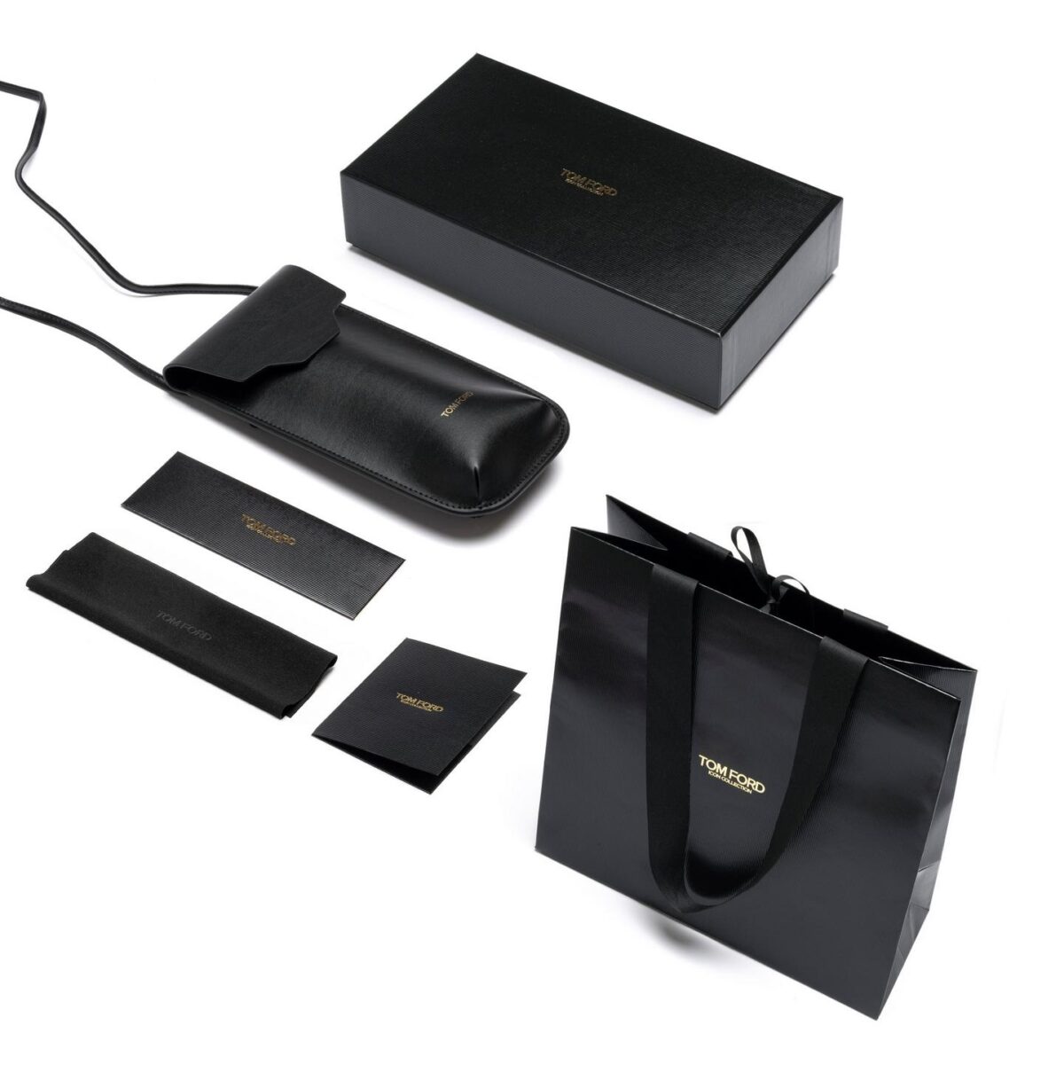 Tom Ford 1201 Icon Collection  Sunglasses - 01A - Image 3