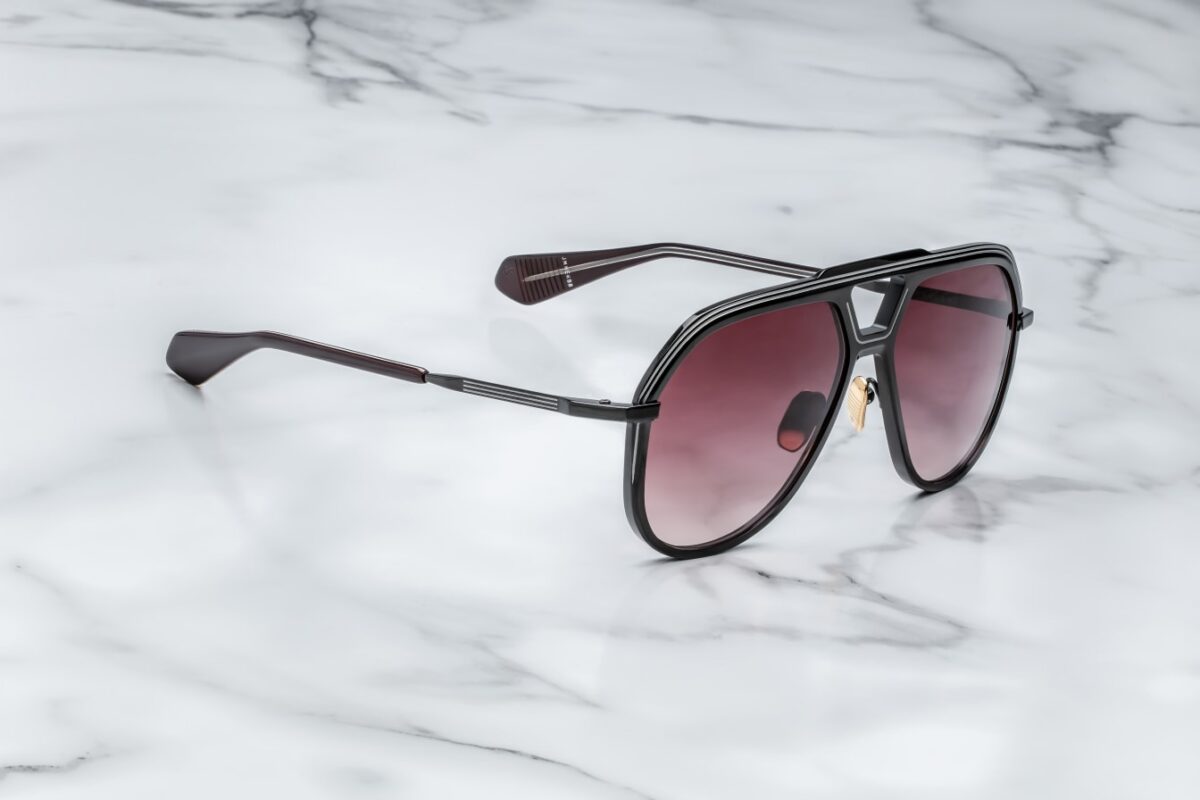 Jacques Marie Mage Lockheed Sunglasses - Black - Image 2