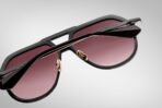 Jacques Marie Mage Lockheed Sunglasses - Black - Image 4