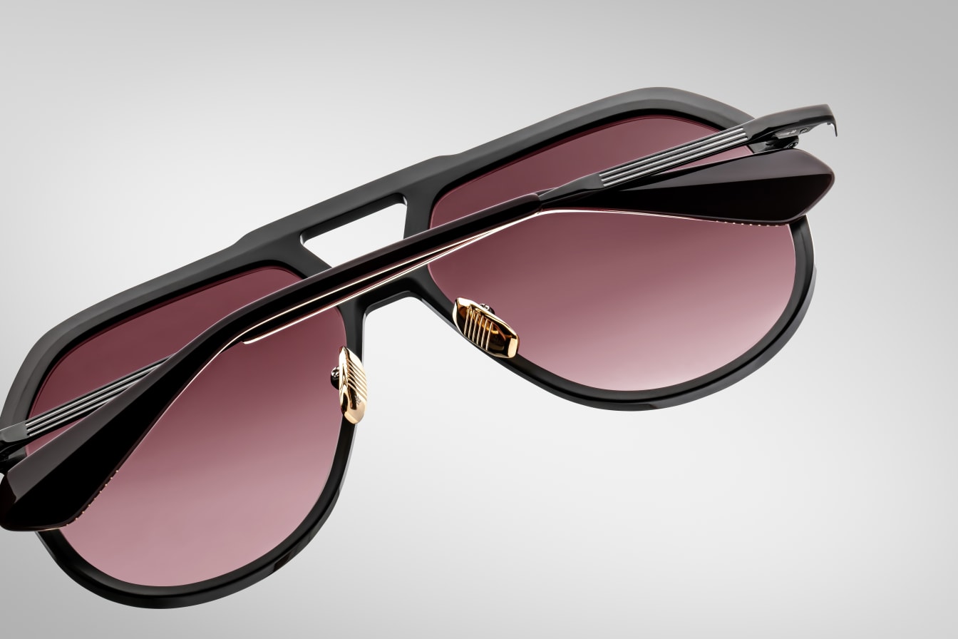 Lockheed_Black_Detail-002-Resized_5377x3585_e0pbwr Jacques Marie Mage Lockheed Sunglasses - Black - Image 4
