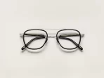 Moscot Fanagle Optical Glasses -Black Silver
