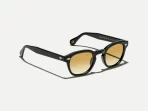 Moscot Lemtosh Black Sunglasses with Customs Made Tints - Chestnut Fade - Image 2
