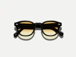 Moscot Lemtosh Black Sunglasses with Customs Made Tints - Chestnut Fade