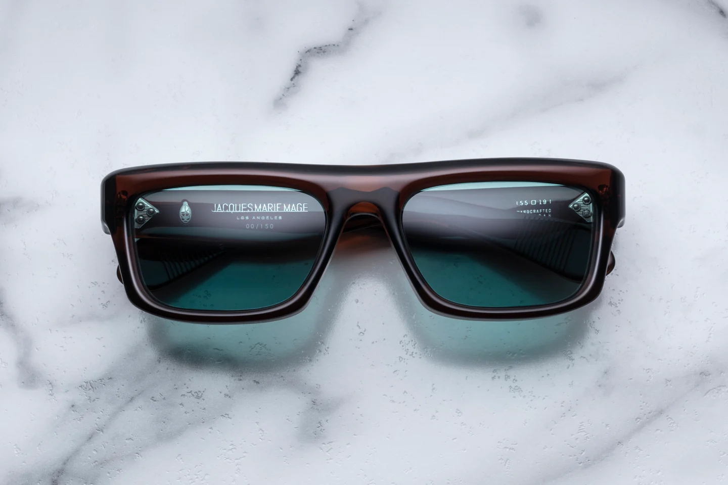 Cleavon_Hickory_Front (1) Jacques Marie Mage Cleavon Sunglasses - Hickory - Image 1