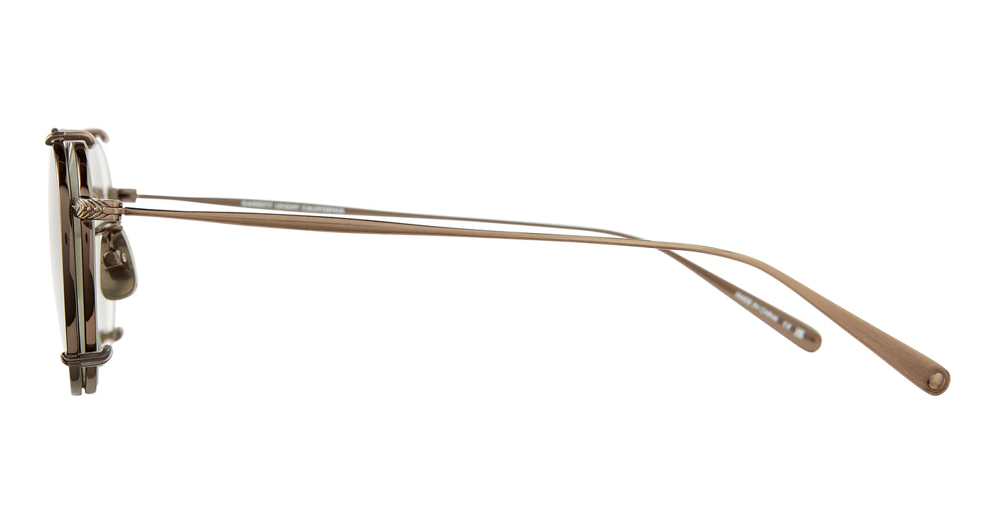 Clip_William_5073_ATG_GRN_3_1400x Garrett Leight William Clip- Antique Gold/Green - Image 3