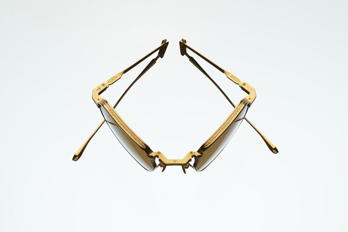 Jacques Marie Mage Koenig Sunglasses - Gold - Image 2