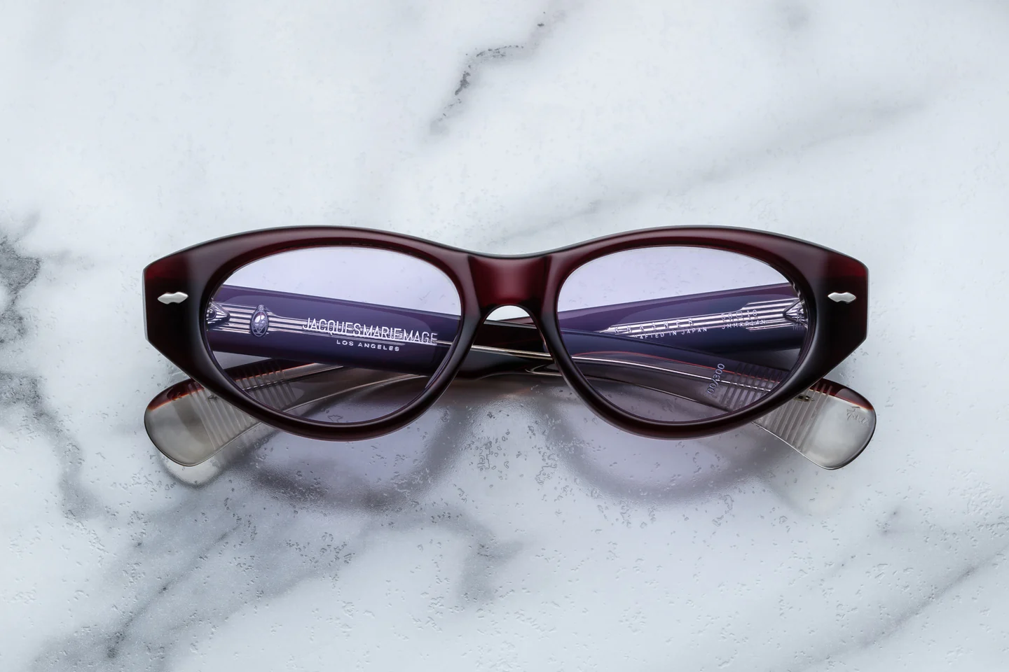 Krasner_Cherry_Front_Cropped_5377x3585_bdcbf396-3773-49da-9010-5b408cc4ae36 Jacques Marie Mage Krasner Sunglasses - Hickory - Image 1