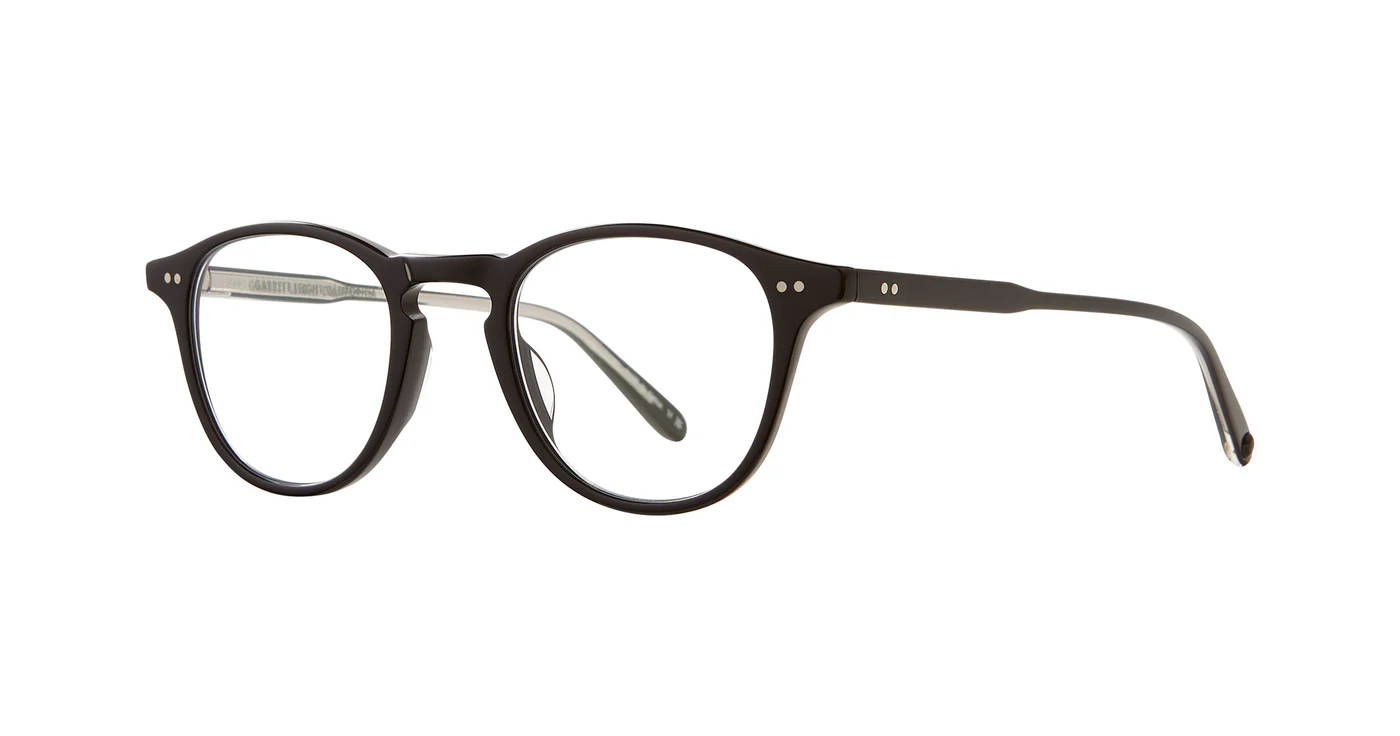 Optical_Hampton_1001_BK_2_1400x Garrett Leight Hampton Optical Glasses - Black - Image 2