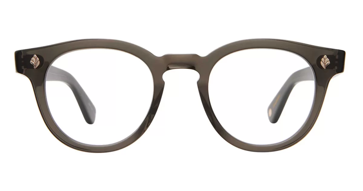 Garrett Leight Jack Optical Glasses - Black Glass - Image 1