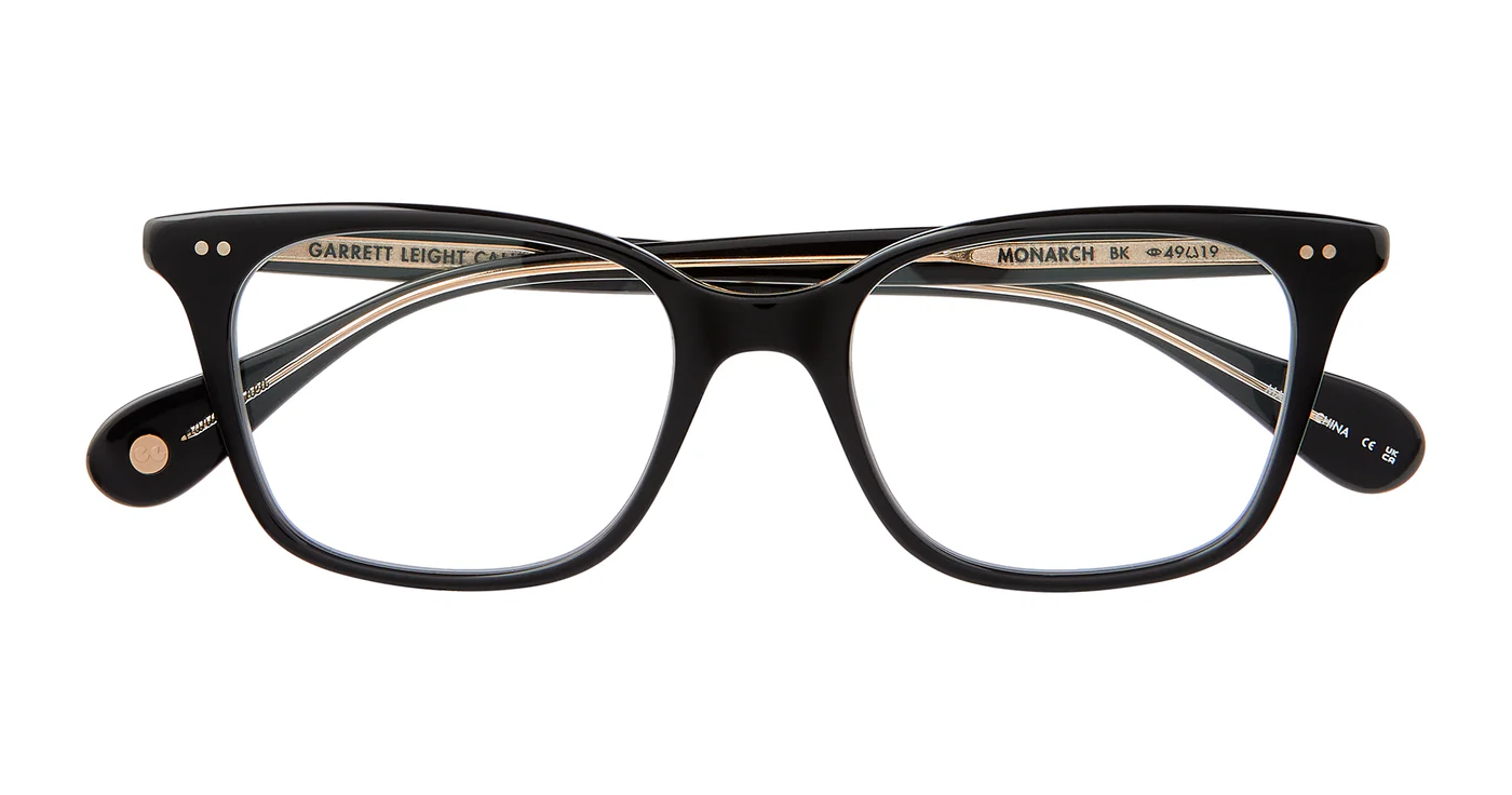 Optical_Monarch_1155_BK_4_1400x Garrett Leight Monarch Optical Glasses for Women - Black - Image 2