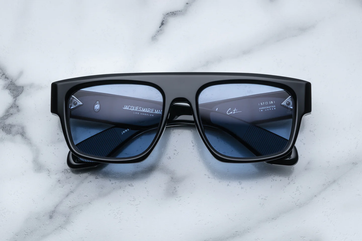 Ritz_Ciel_Front_Cropped_5377x3585_93cb8e8f-6dc9-4373-b521-ab9c720a2ee3 Jacques Marie Mage Ritz Sunglasses for Men by George Cortina - Ciel - Image 1