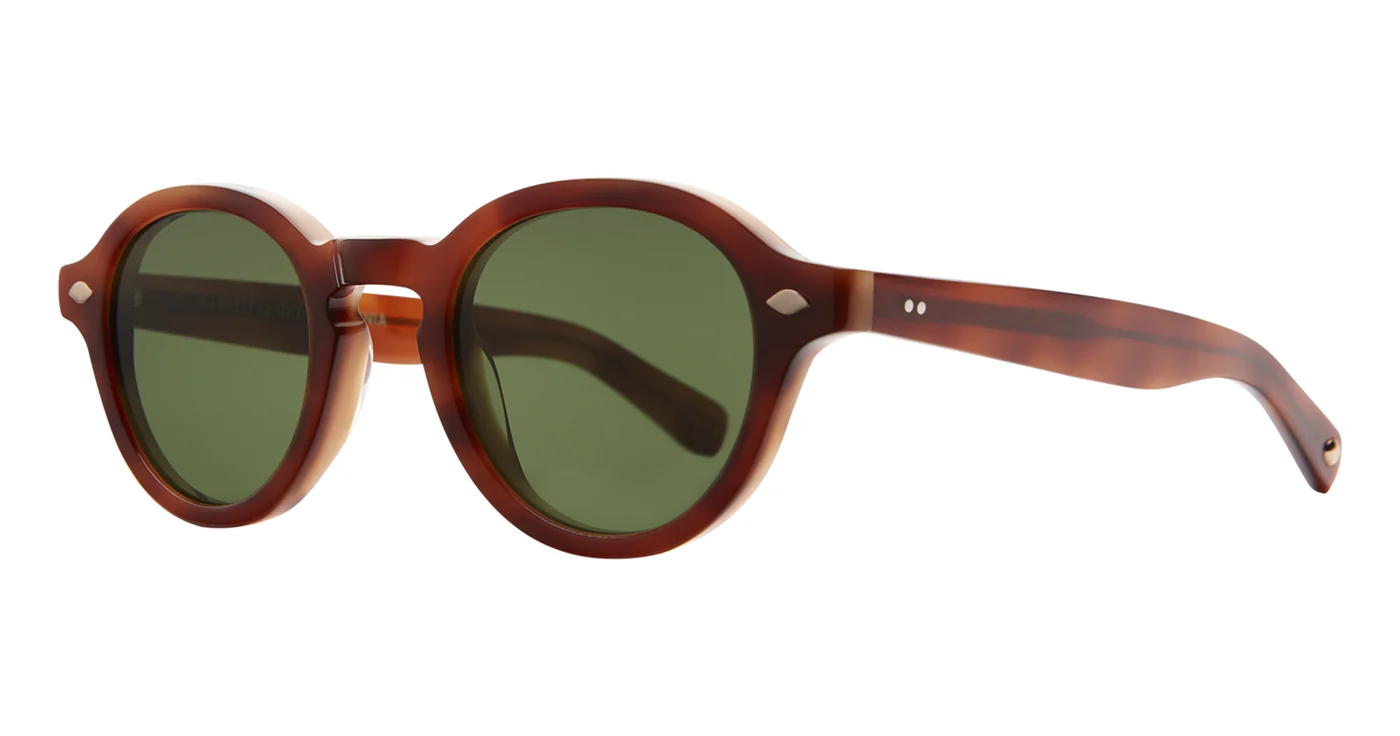 Sunglasses_Flipper_2110_VINBRT_SFPGN_02_1400x Garrett Leight Flipper Sun- Vintage Burnt Tortoise/Semi-Flat Pure Green - Image 2