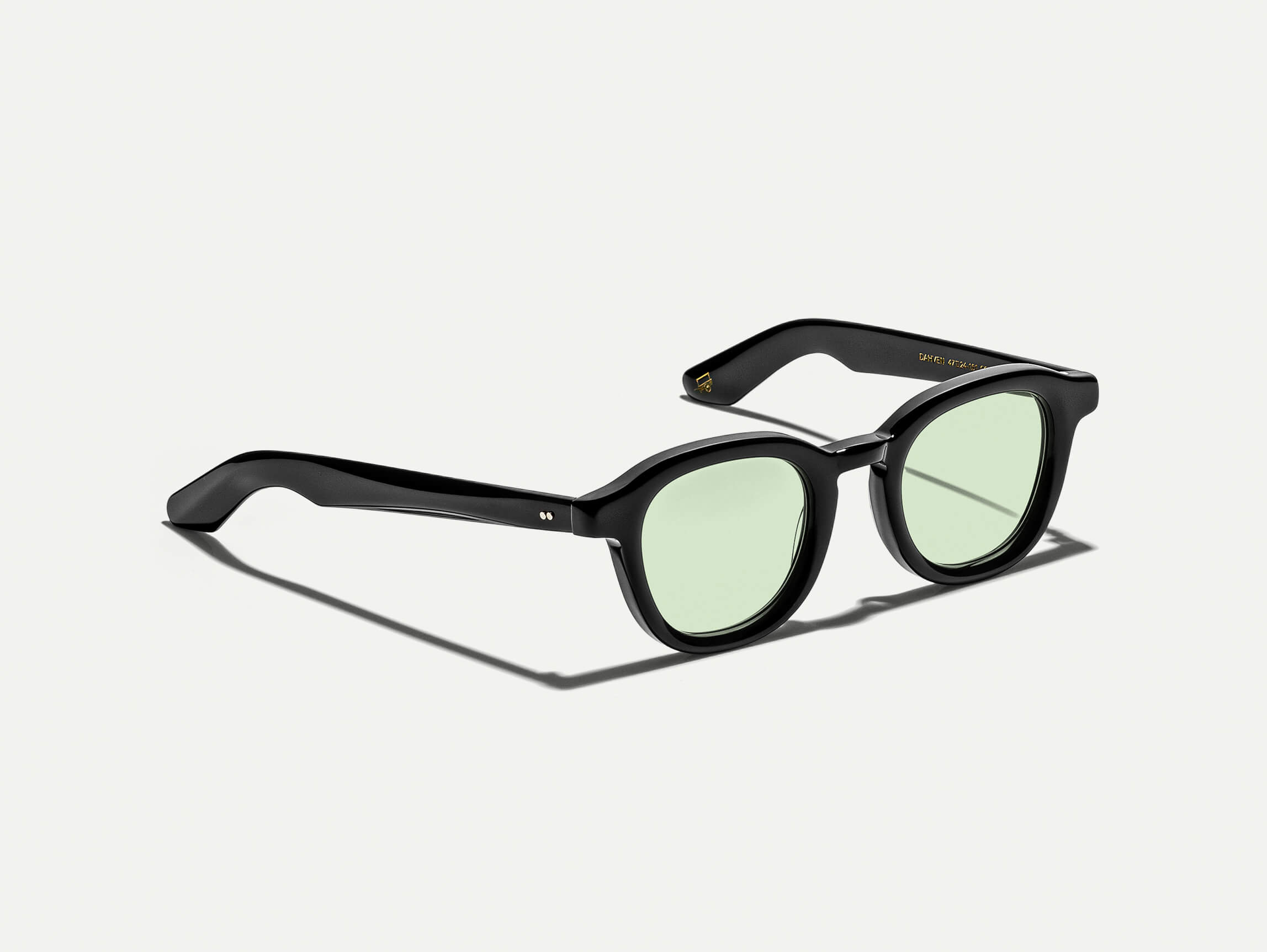 dahven-cmt-color-limelight-pos-1 Moscot Dahven Black Sunglasses with custom made tints -limelight 47 - Image 2