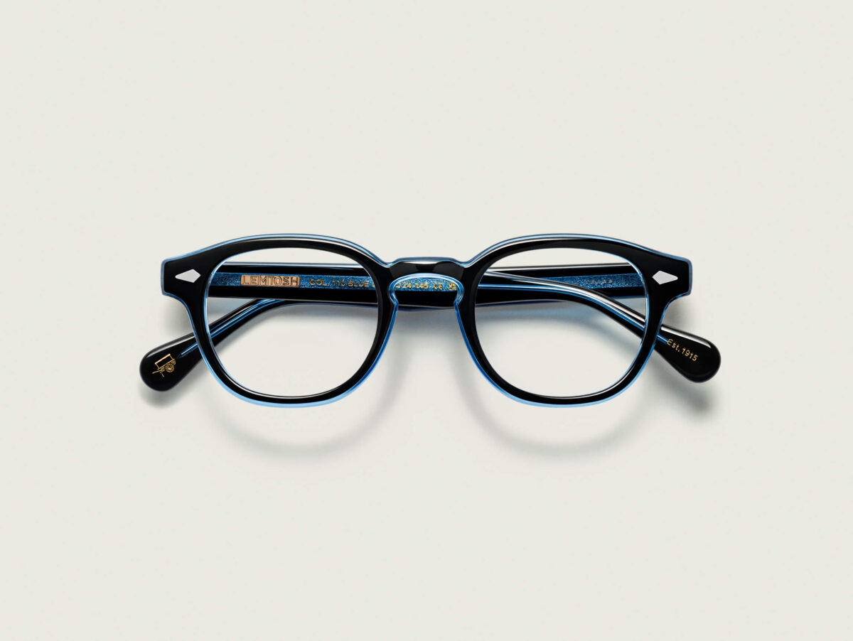 Moscot Lemtosh 110 blue Optical Glasses- blue 44 - Image 1
