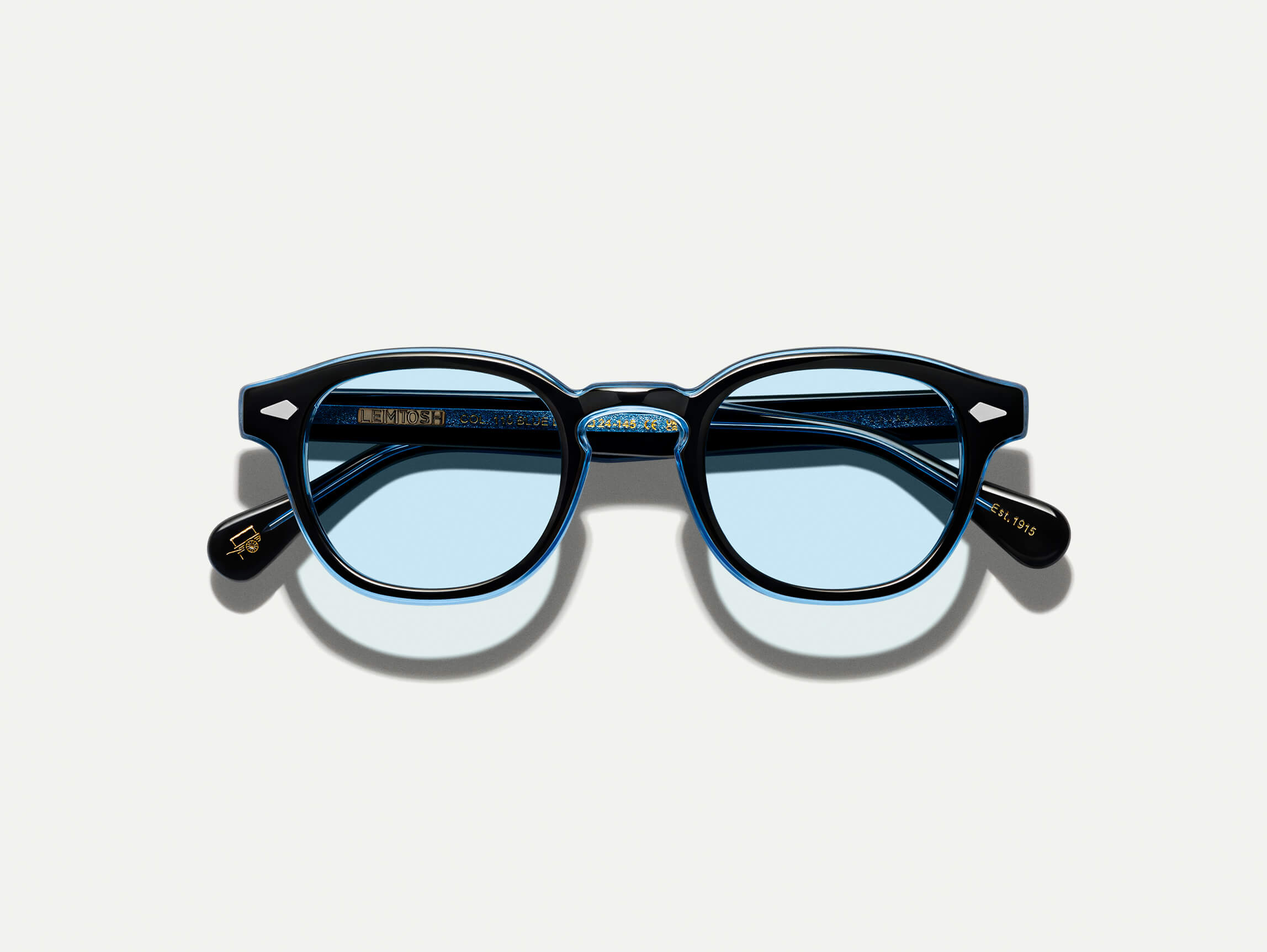 lemtosh-sun-le-color-bel-air-blue-pos-2 Moscot Lemtosh 110 blue Sunglasses - bel air 46 - Image 1