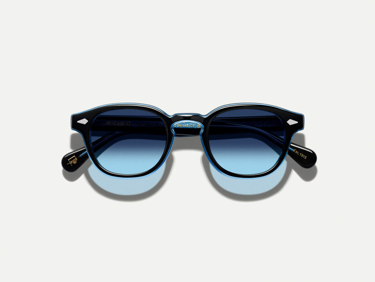 Moscot Lemtosh 110 blue Sunglasses - denim blue 46 - Image 1