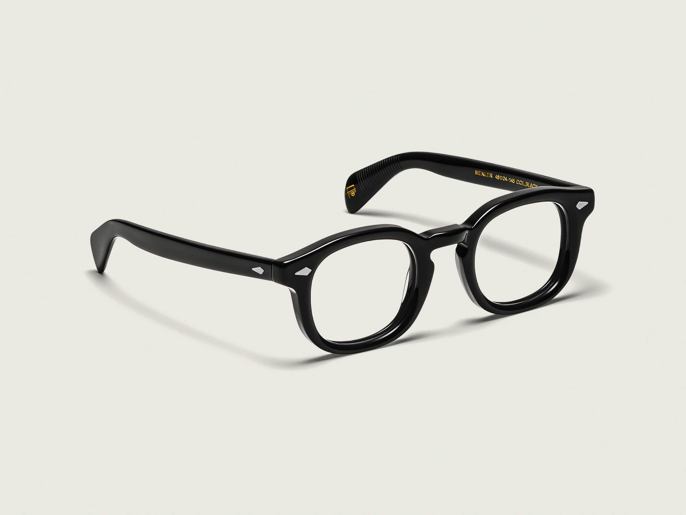 mekler-color-black-pos-1_1a8a5bd2-df91-436f-be51-da9f0247e061 Moscot Mekler Optical Glasses - Black - Image 2