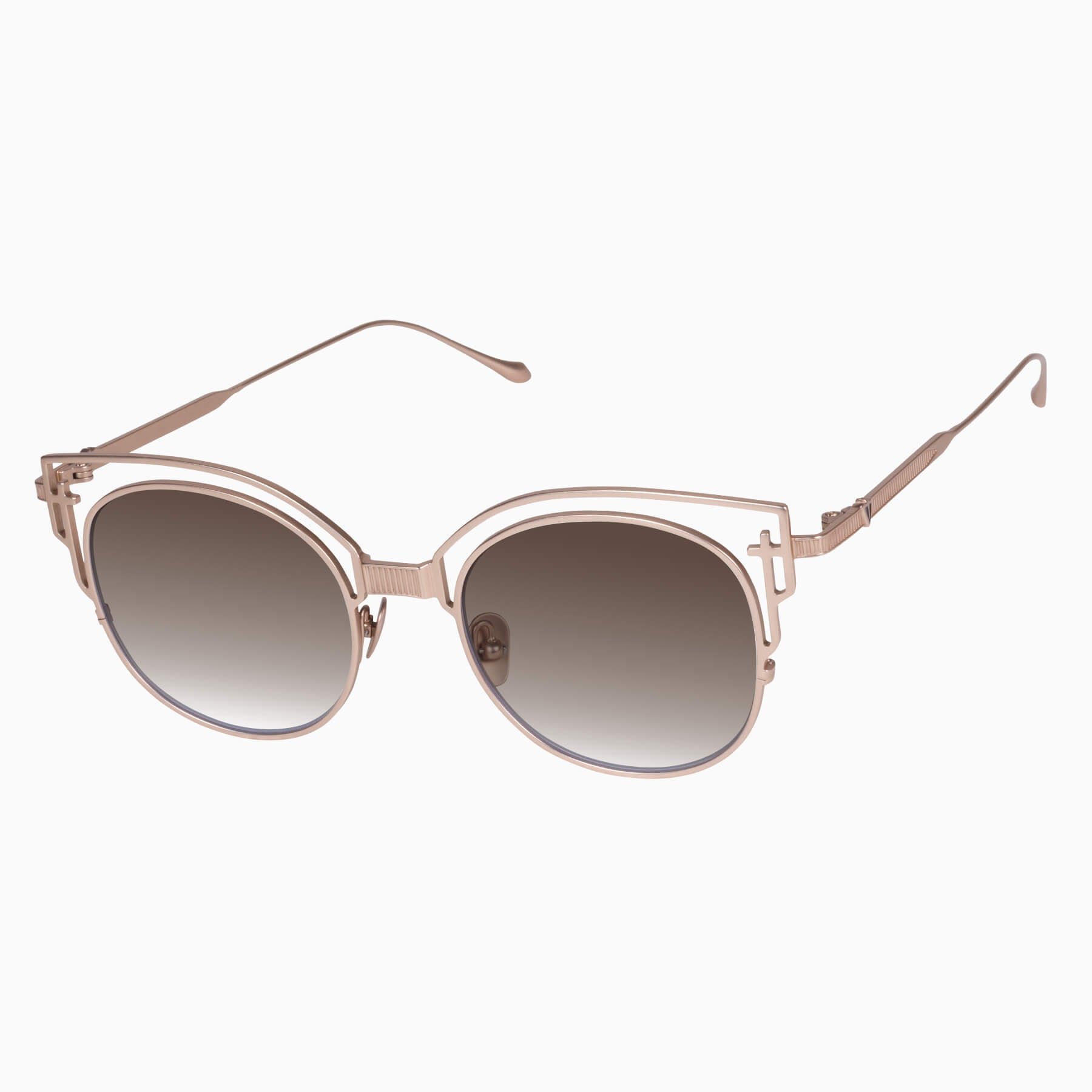 050076b5-b204-4049-8758-0d619c0de2b4_2048x Valley A Dead Coffin Club III Sunglasses - in Matte Bronze Japanese Titanium / Brown Gradient Lens - Image 2