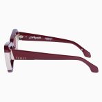 Valley Lafayette Sunglasses - in Burgundy Light Tan Splice w. Gold Metal / Rose Gradient Lens - Image 3