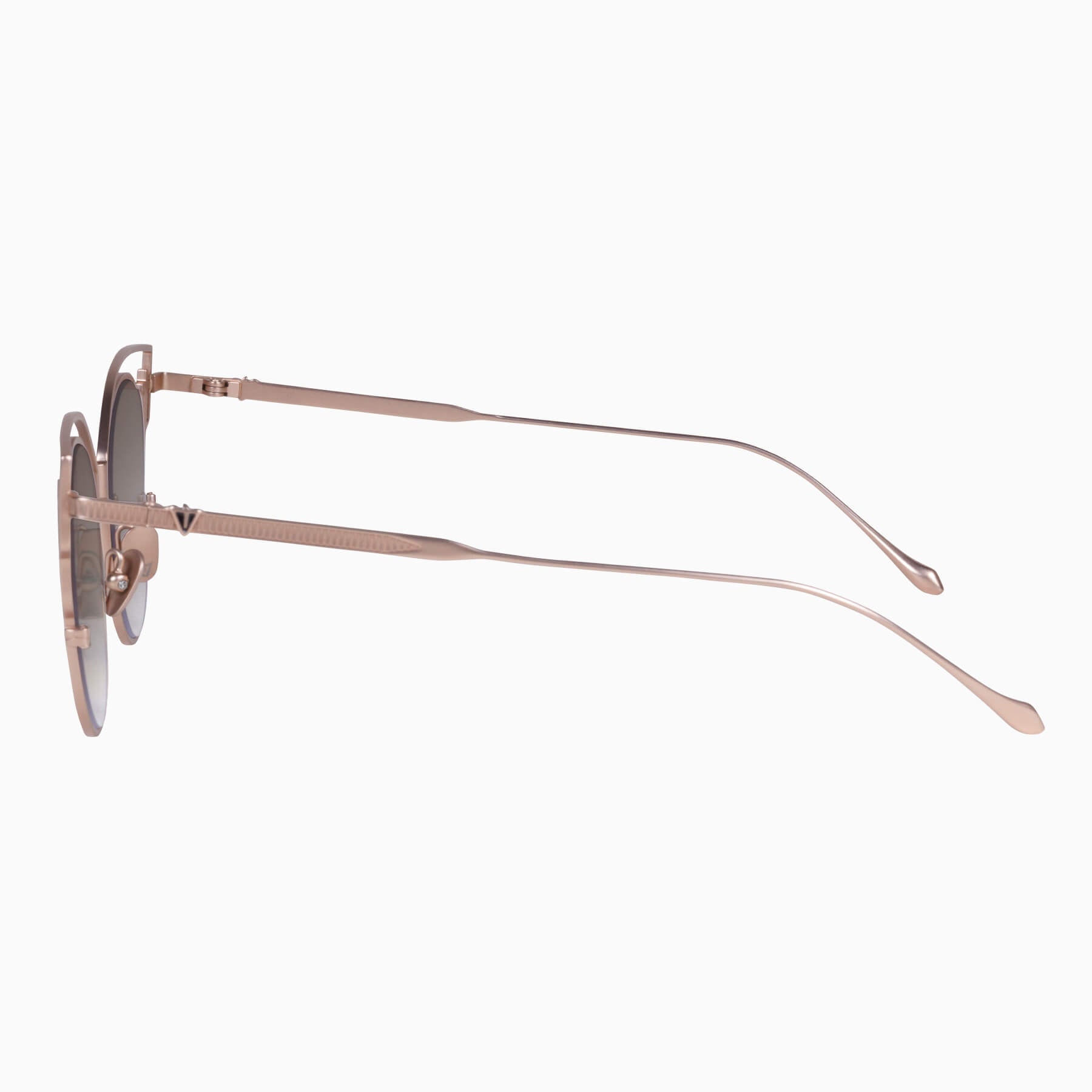 95071c21-4d9c-4650-8702-45168eb78cd3_2048x Valley A Dead Coffin Club III Sunglasses - in Matte Bronze Japanese Titanium / Brown Gradient Lens - Image 3