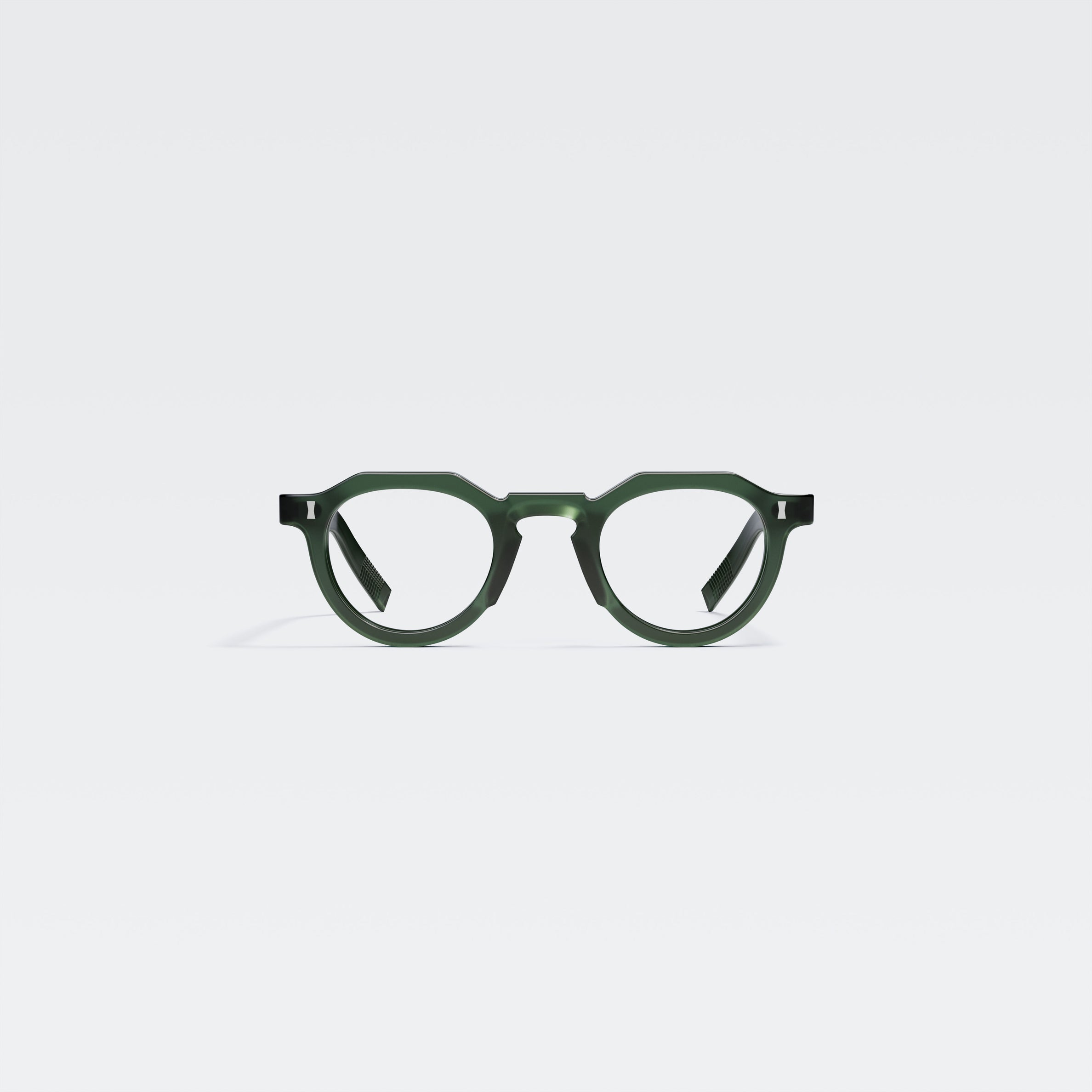 Carlton_Celadon_Front_OPT Cubitts Carlton Optical Glasses - in Celadon - Image 1