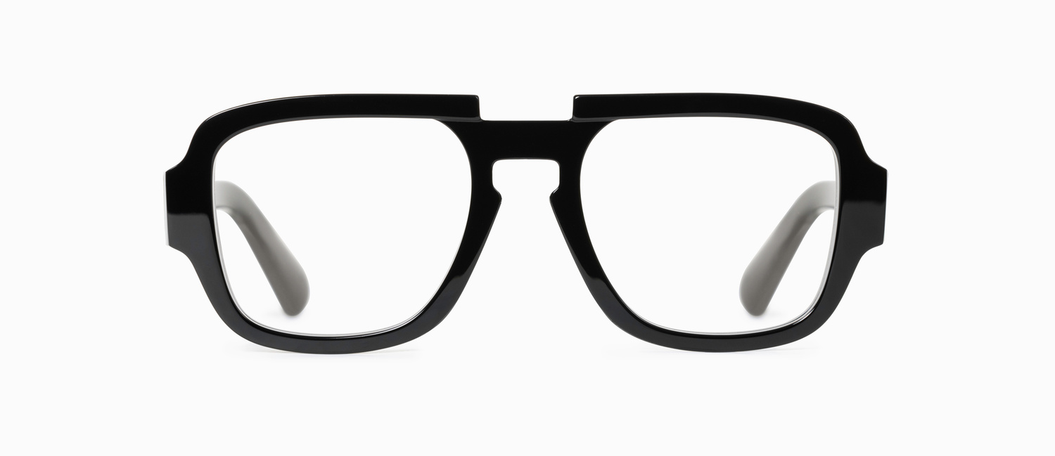 DRAX-black-f Veronika Wildgruber Drax Optical Glasses - 2 black - Image 1