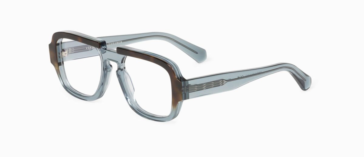 Veronika Wildgruber Drax Optical Glasses- 181 havana/stone blue - Image 2