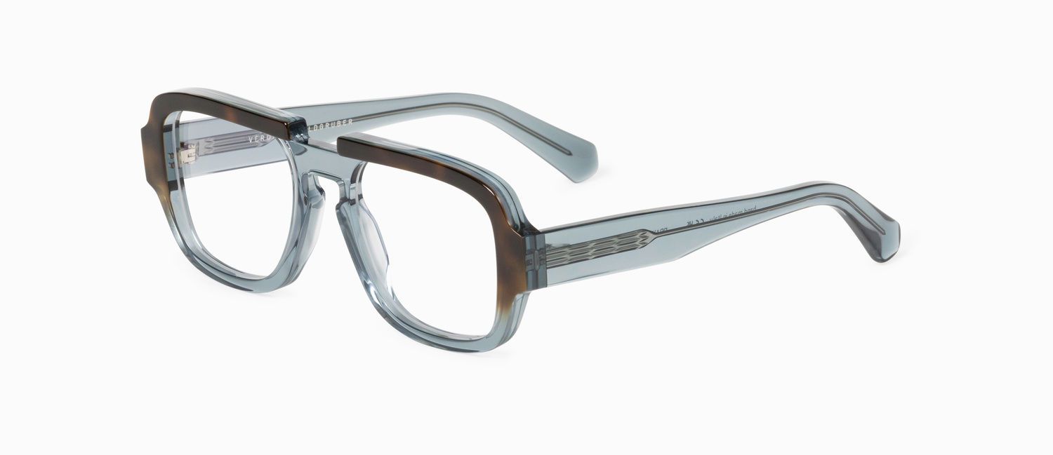 DRAX-hava-stoneblue-s Veronika Wildgruber Drax Optical Glasses- 181 havana/stone blue - Image 2