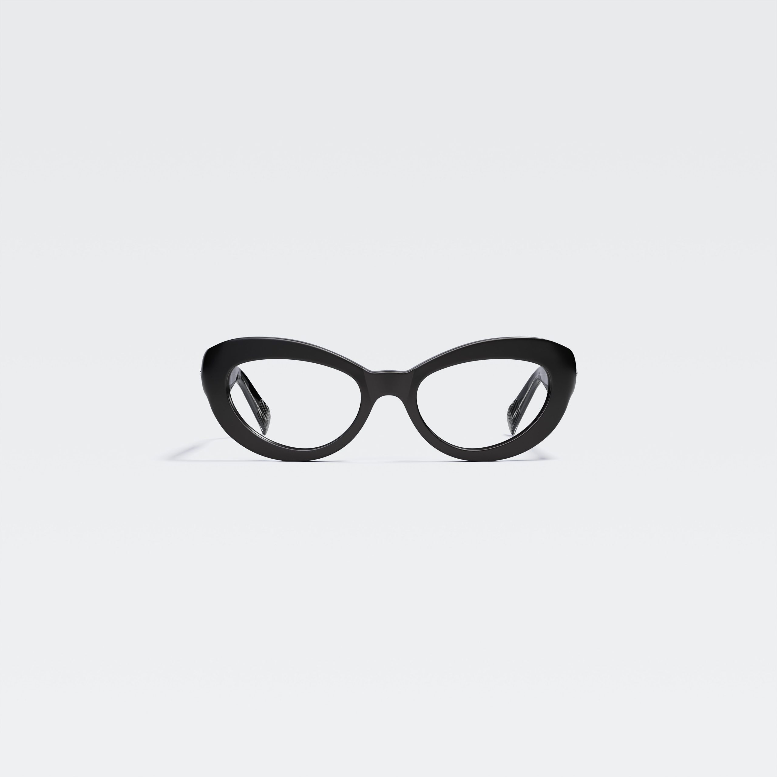 Frith_Black_Front_OPT Cubitts Frith Optical Glasses - in Black - Image 1