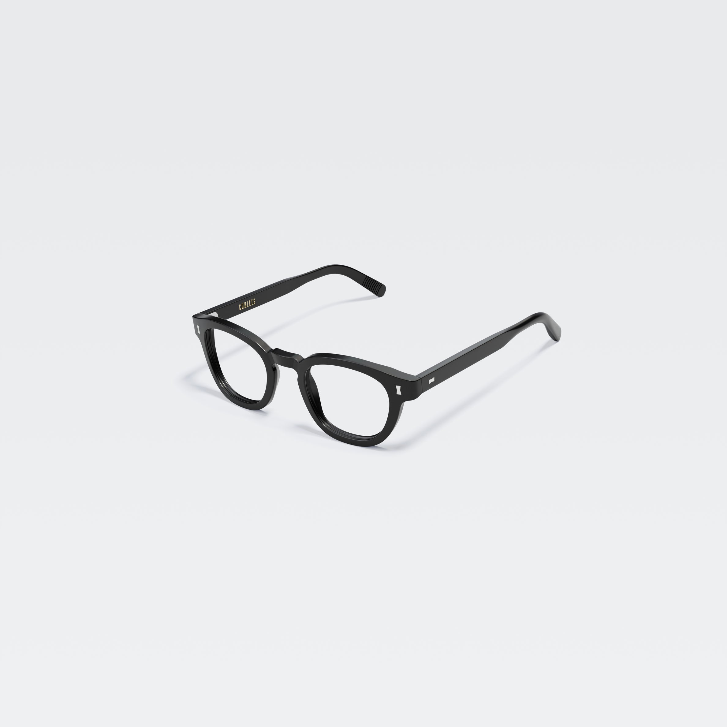 Moreland_Black_Angle_OPT Cubitts Moreland Optical Glasses - in Black - Image 2