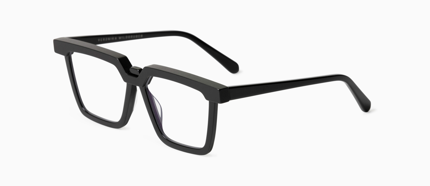 RICK-black-side Veronika Wildgruber Rick Optical Glasses - 2 black - Image 2