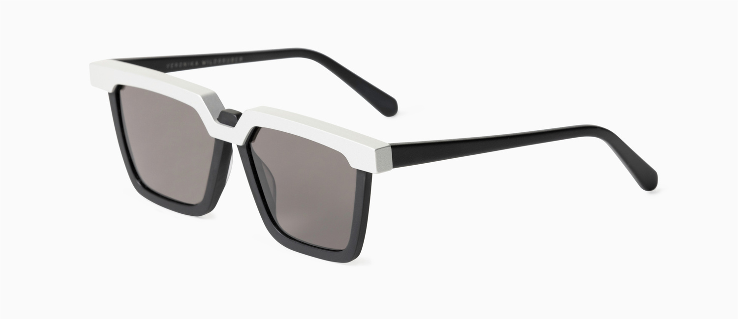 RICK-silver-black-sun-side Veronika Wildgruber Rick Sunglasses - 3 silver/black - Image 2