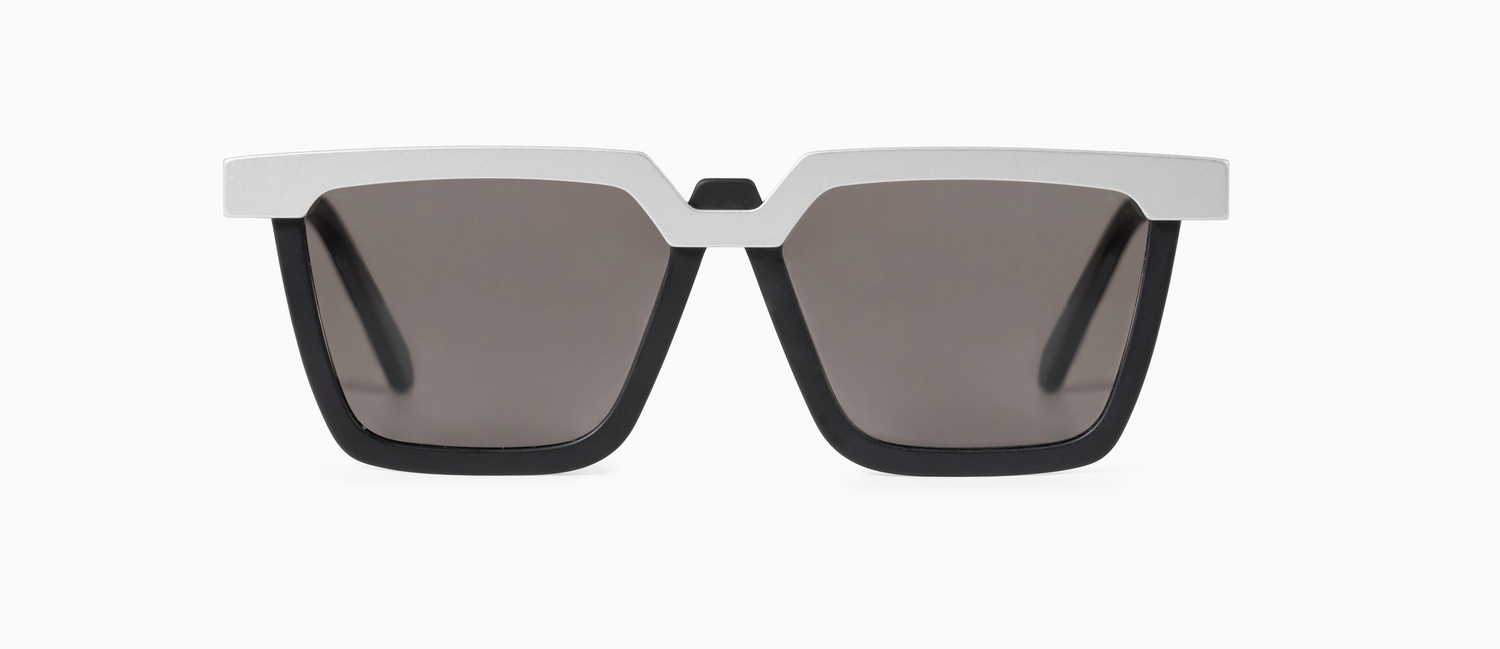 RICK-silver-black-sun Veronika Wildgruber Rick Sunglasses - 3 silver/black - Image 1