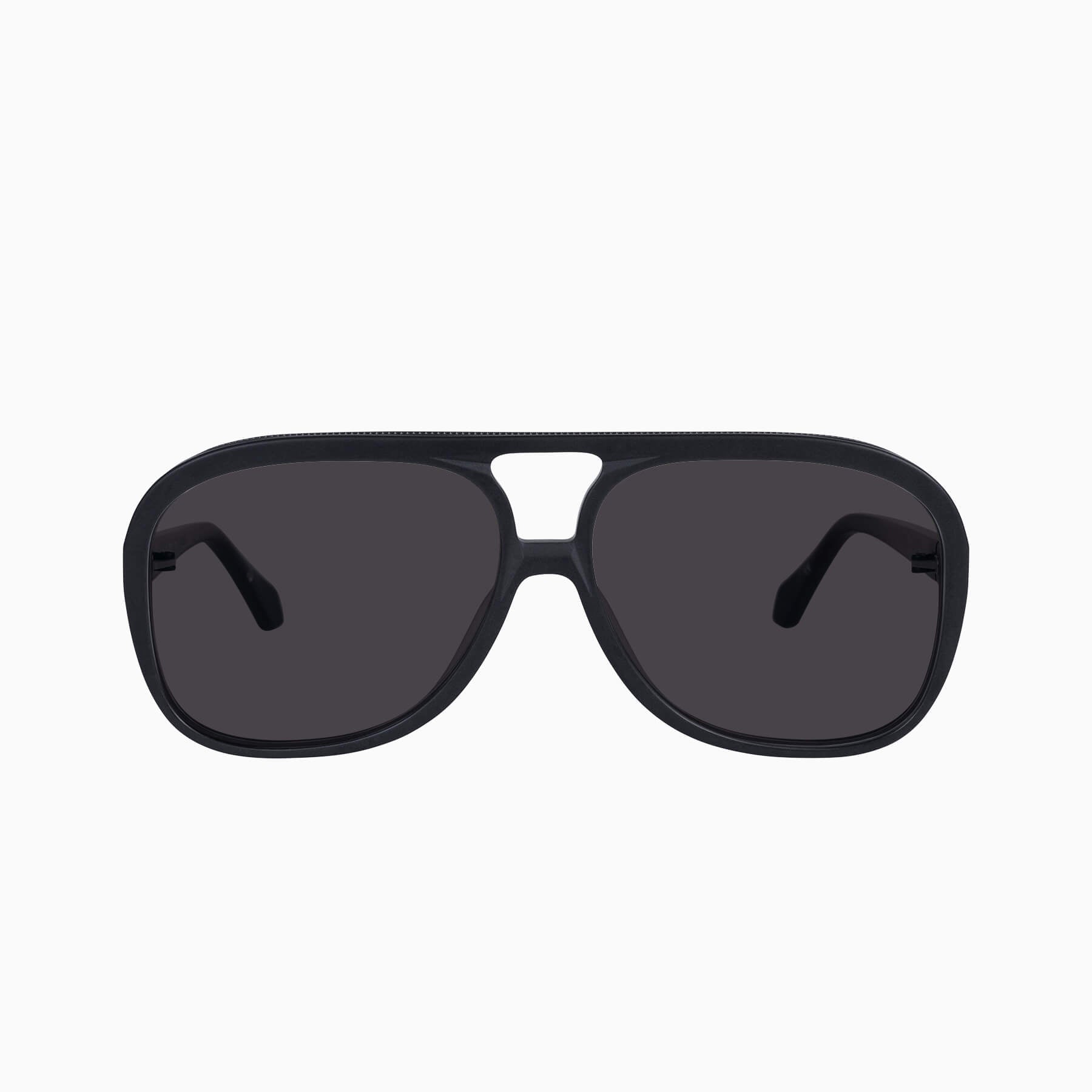 bangbang_matteblack_black_00 Valley Bang Bang Sunglasses - in Matte Black w. Matte Black Metal / Black Lens - Image 1