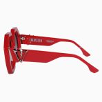 Valley Colosseum Sunglasses - in Red w. Gold Metal / Black Gradient Lens - Image 3