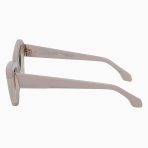 Valley Lafayette Sunglasses - in Light Tan Biege Splice w. Rose Gold Metal / Brown Gradient Lens - Image 3