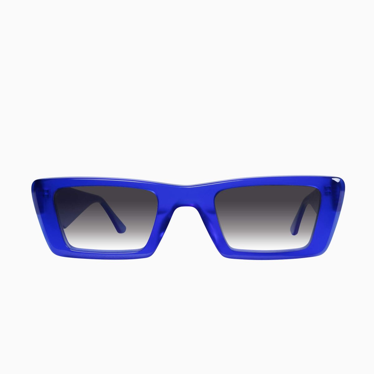 Valley La Hara Sunglasses - in Electric Blue w. Silver Metal / Black Gradient Lens - Image 1