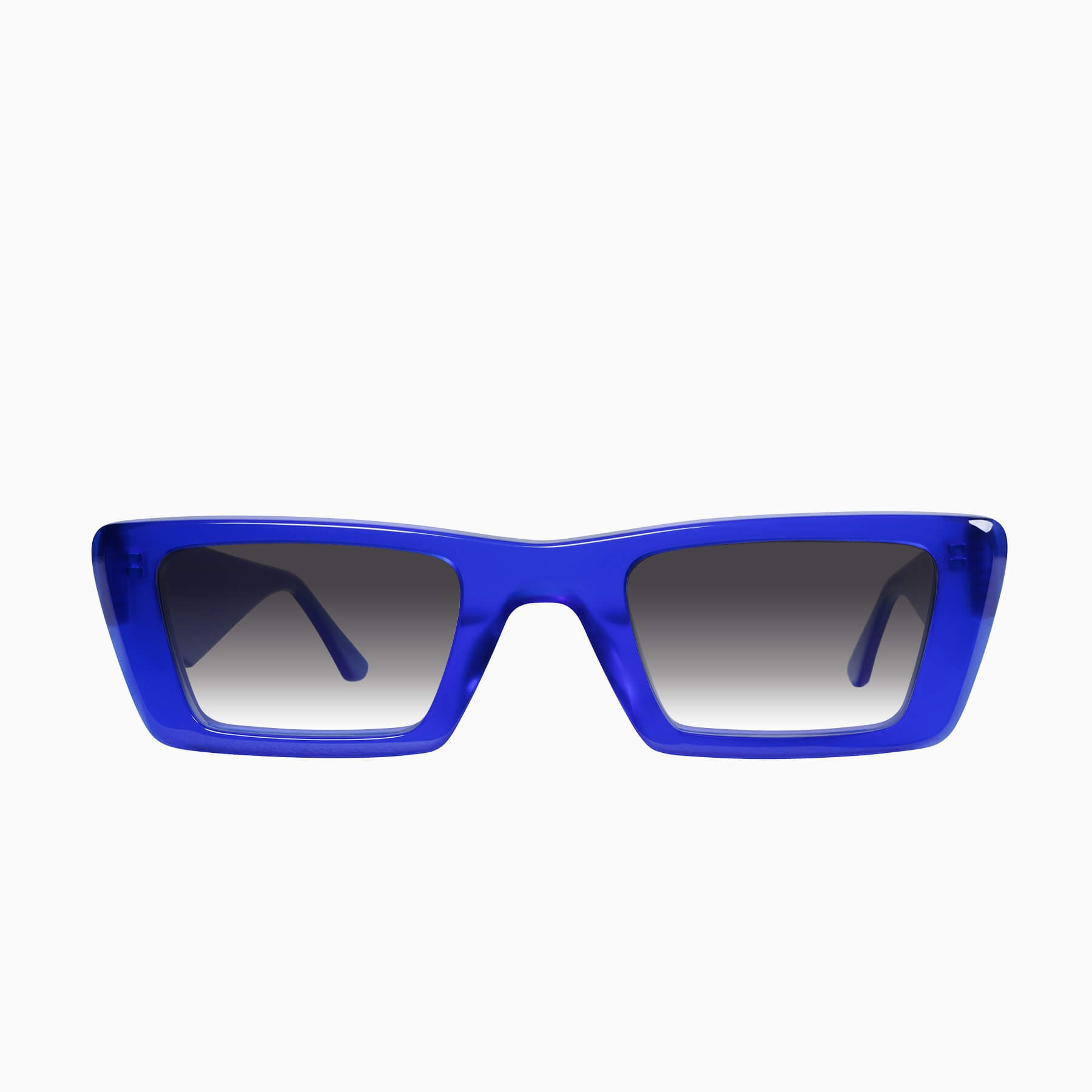 lahara_electricblue_blackgradient_01_2048x Valley La Hara Sunglasses - in Electric Blue w. Silver Metal / Black Gradient Lens - Image 1
