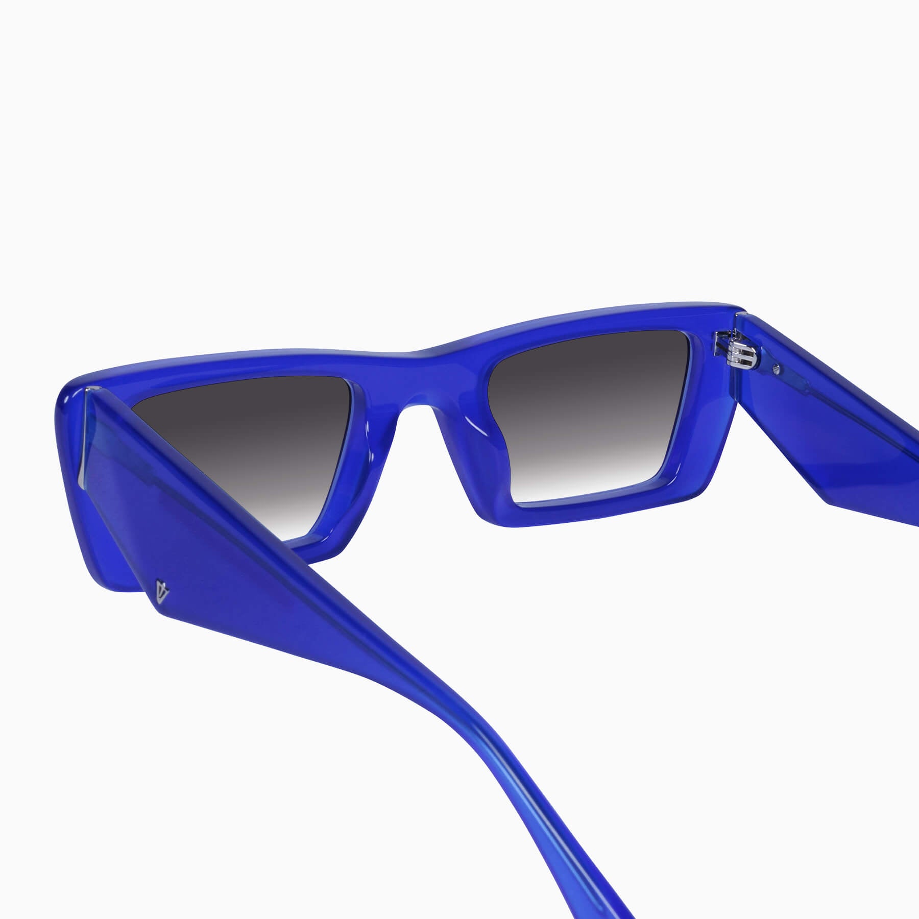 lahara_electricblue_blackgradient_04_2048x Valley La Hara Sunglasses - in Electric Blue w. Silver Metal / Black Gradient Lens - Image 4