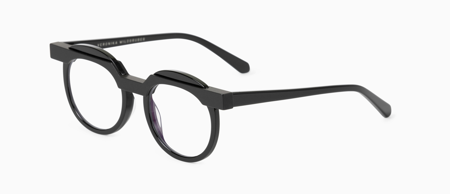 pris-black-side Veronika Wildgruber Pris Optical Glasses - 2 Black - Image 2