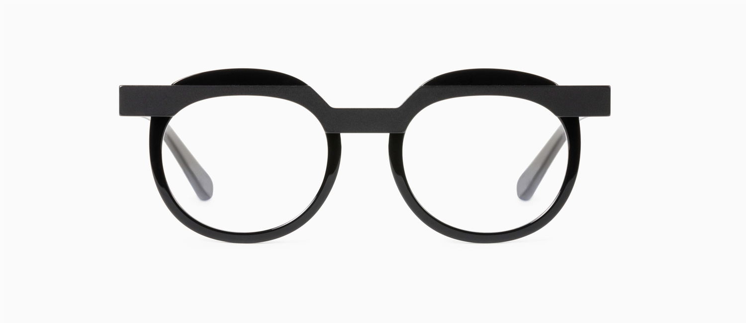 pris-black Veronika Wildgruber Pris Optical Glasses - 2 Black - Image 1