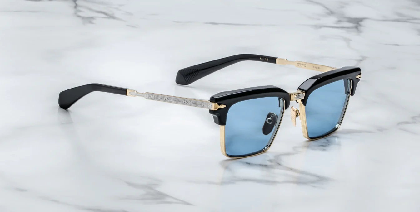side_jmm_alin_black Jacques Marie Mage Alin Sunglasses - in Black - Image 2