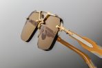 Jacques Marie Mage Silverton Sunglasses - in gold - Image 2