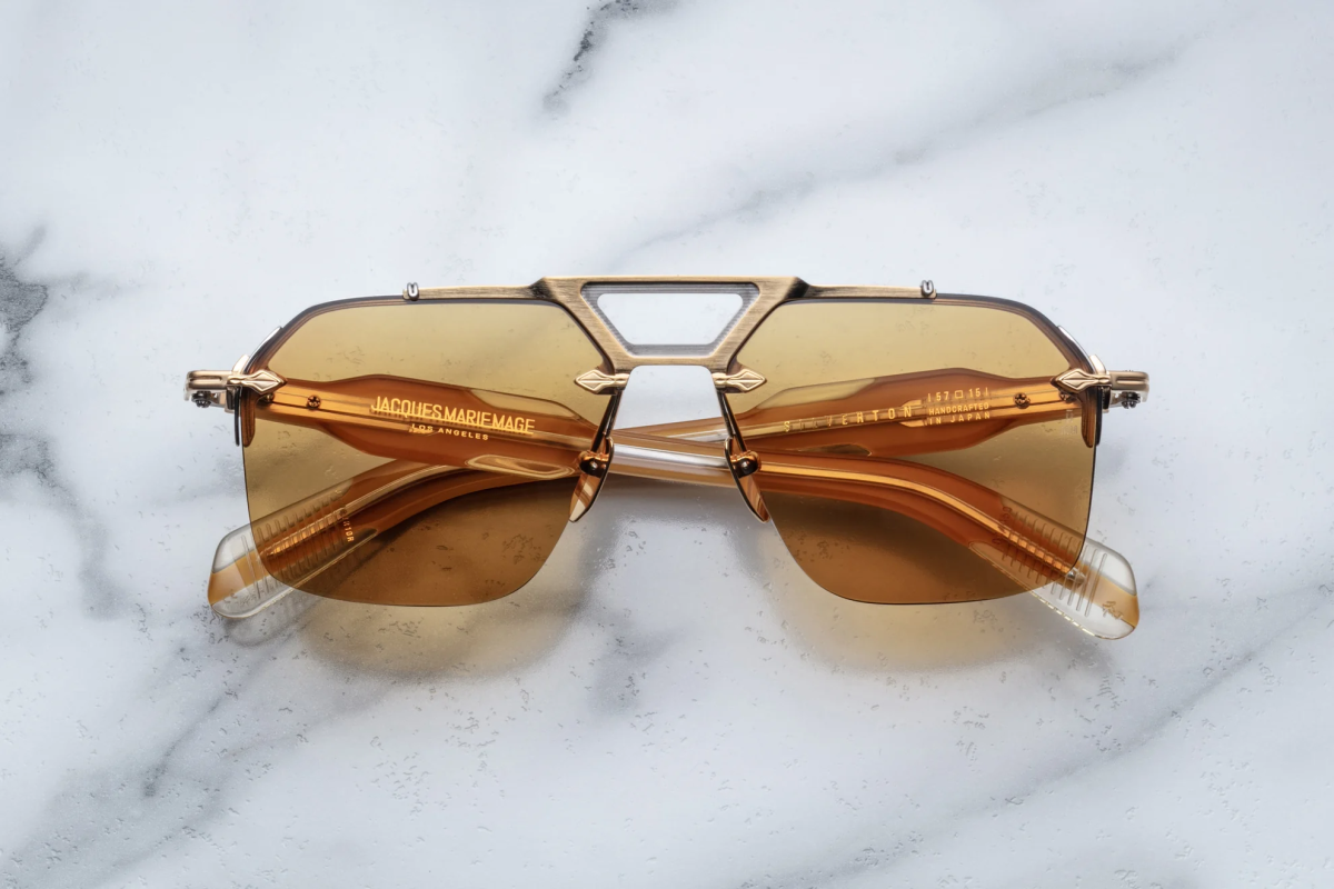 Jacques Marie Mage Silverton Sunglasses - in gold - Image 1