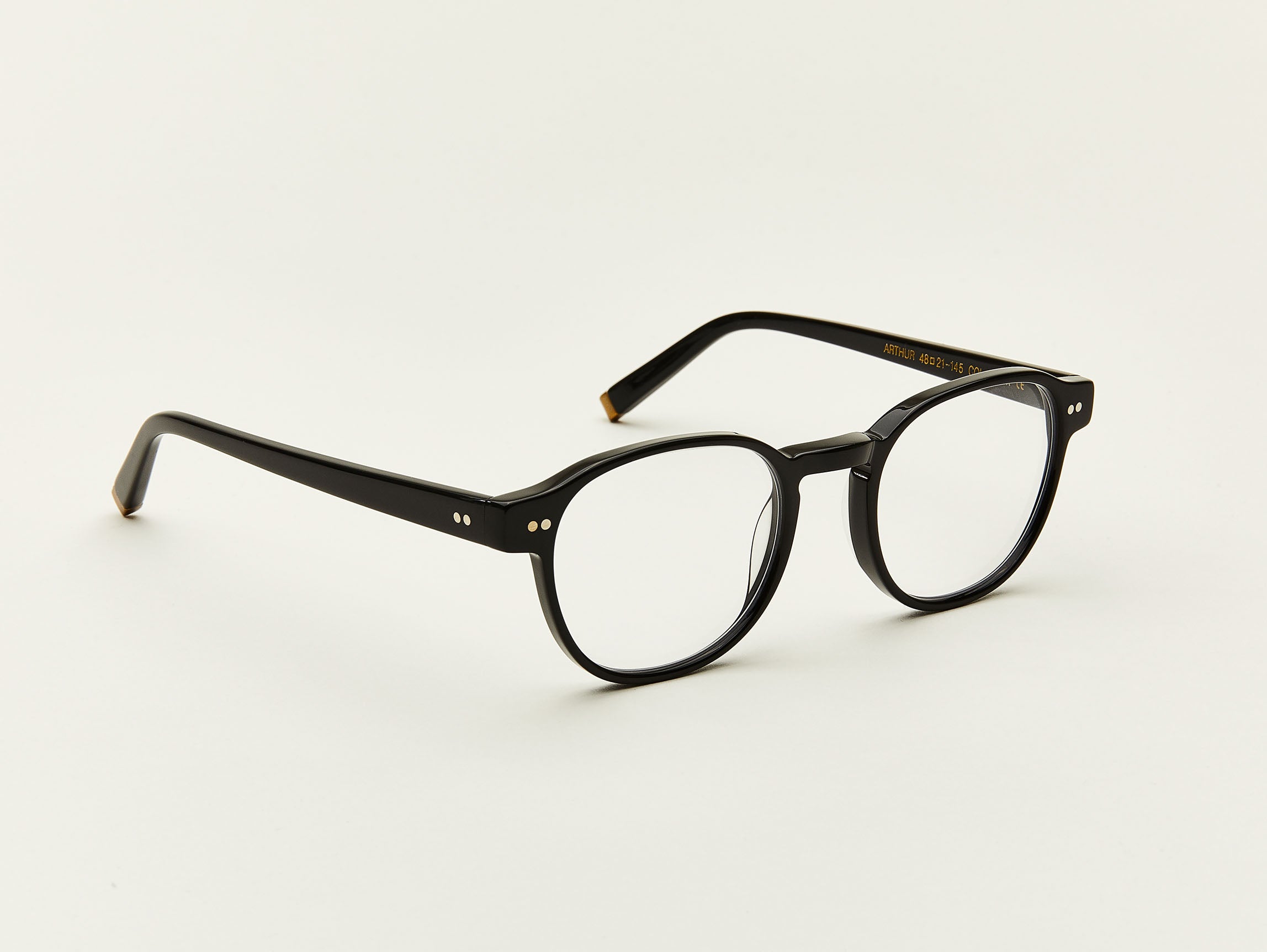 arthur-color-black-pos-1_43708ee6-4c5f-44ad-8cee-0138c9a43c85 (1) Moscot Arthur Optical Glasses -Black 48 - Image 2
