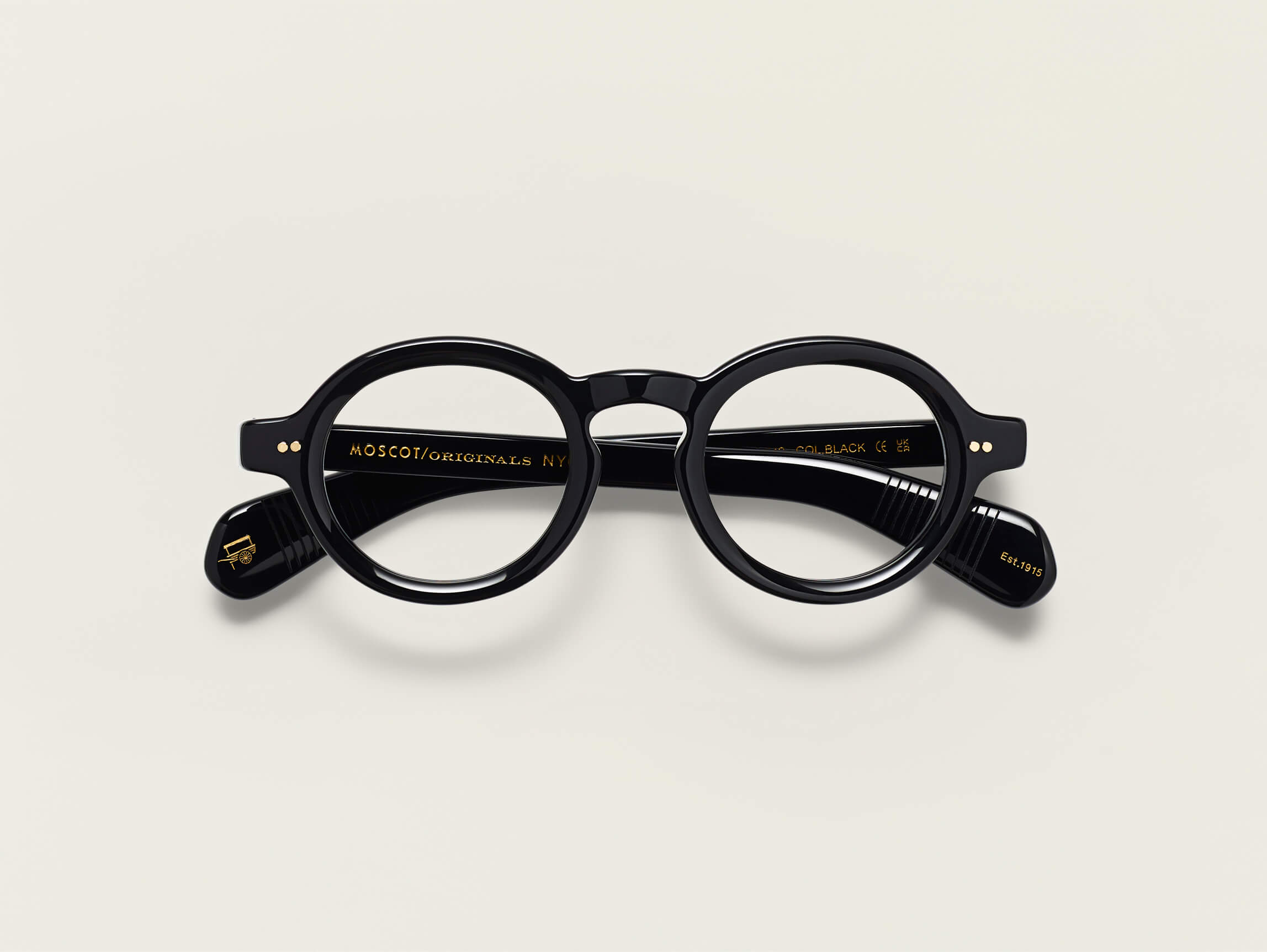 foygel-color-black-pos-2 Moscot Foygel Optical Glasses -Black 46 - Image 1
