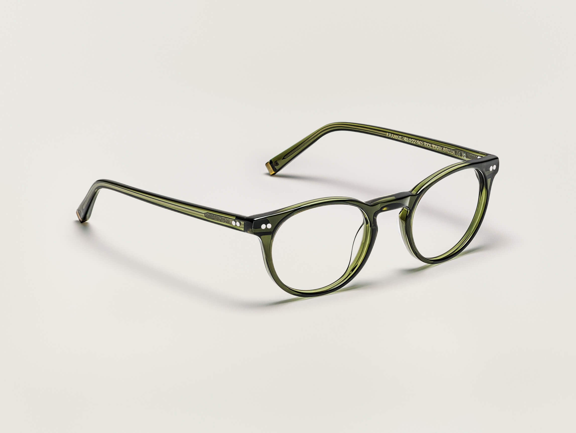 frankie-color-dark-green-pos-1 Moscot Frankie Optical Glasses -Dark green 48 - Image 2