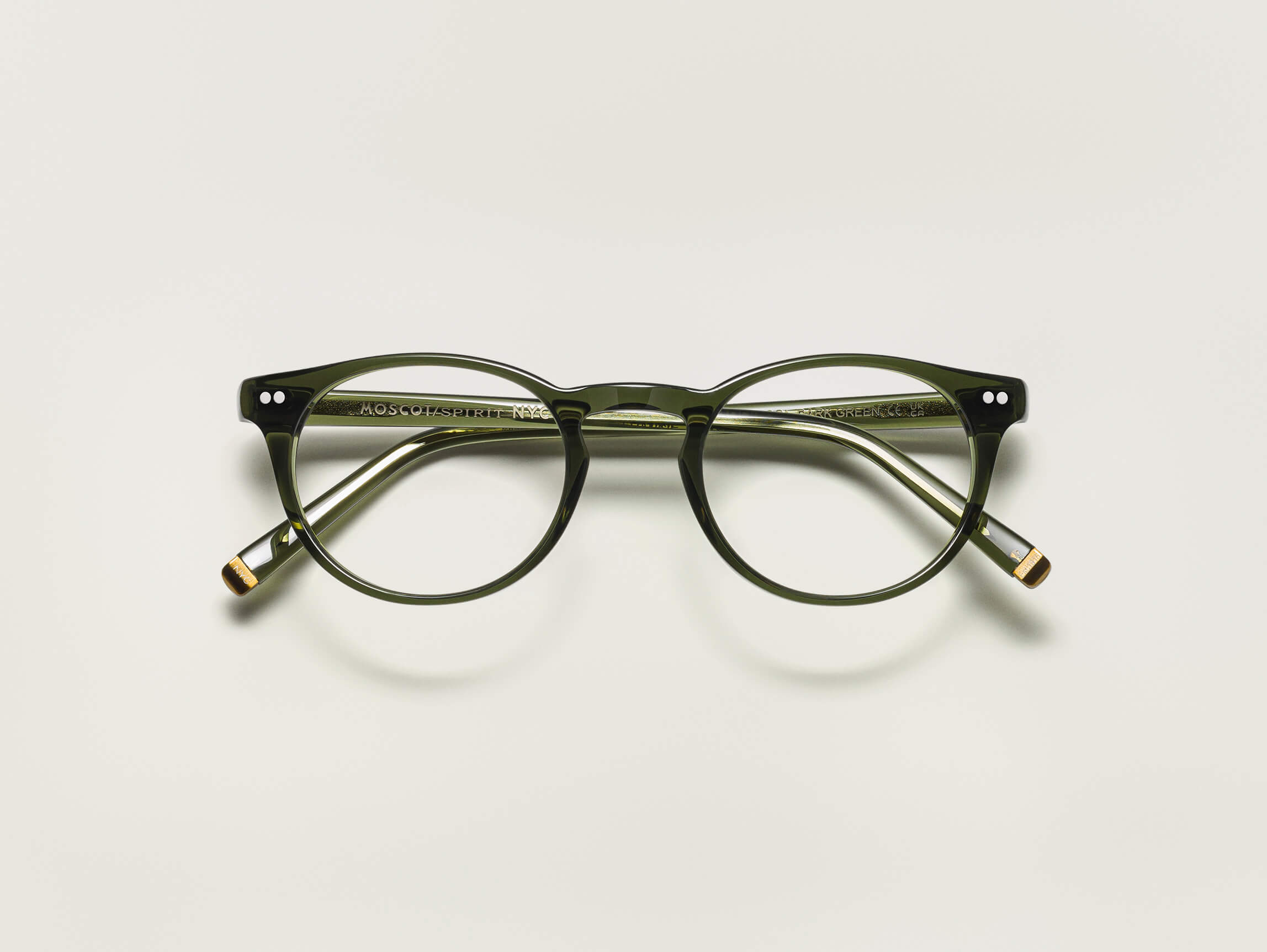 frankie-color-dark-green-pos-2 Moscot Frankie Optical Glasses -Dark green 48 - Image 1