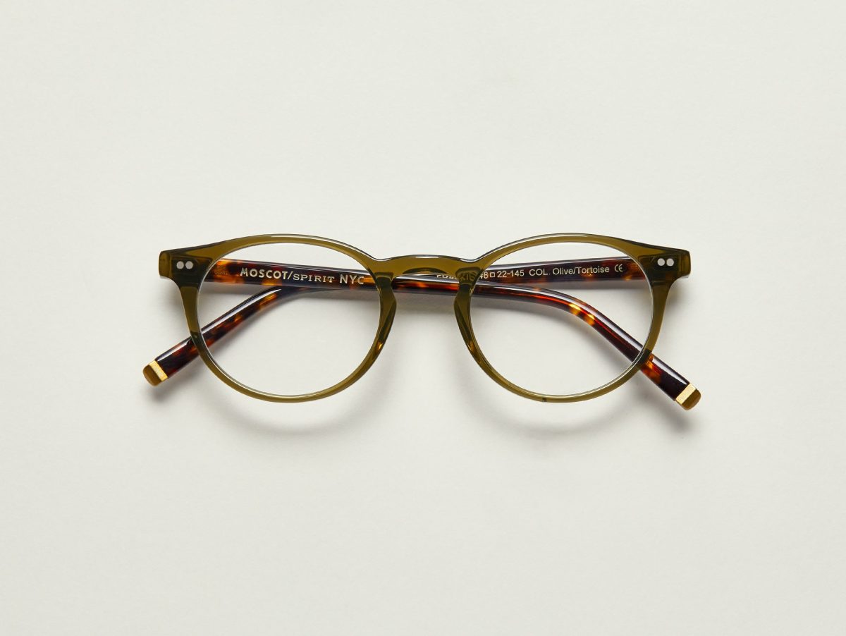 Moscot Frankie Optical Glasses -Olive/tortoise 48 - Image 1